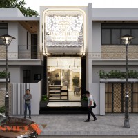 Thiết kế tiệm vàng Kha Thu Tài – Giải pháp tối ưu cho không gian nhỏ 16m²